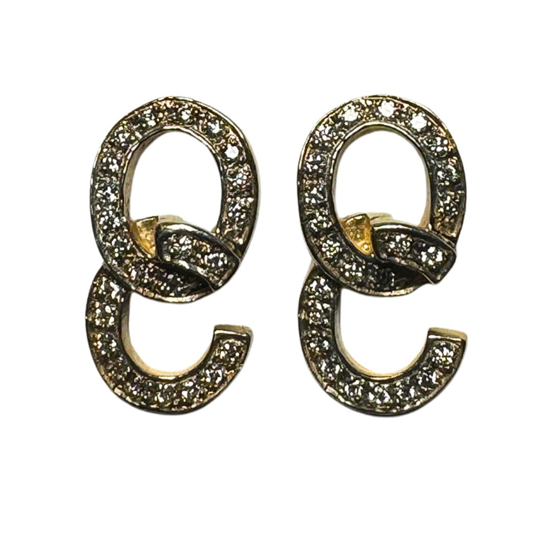 14K Small OC Diamond .20CTW Earrings with Post Back