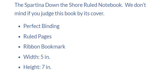 Notebook - Down The Shore Collection
