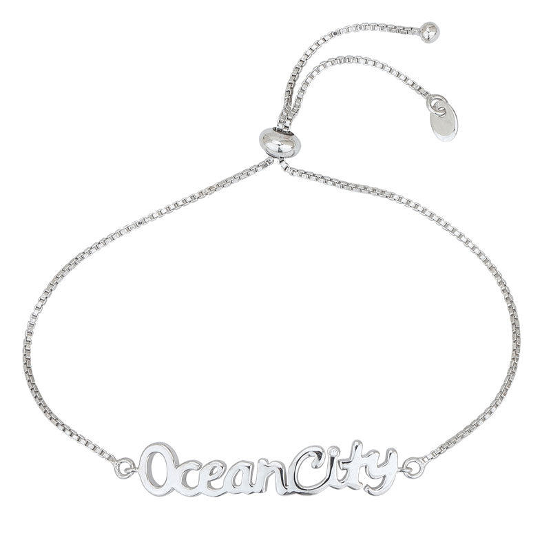 Sterling Silver "Ocean City" Toggle Bracelet