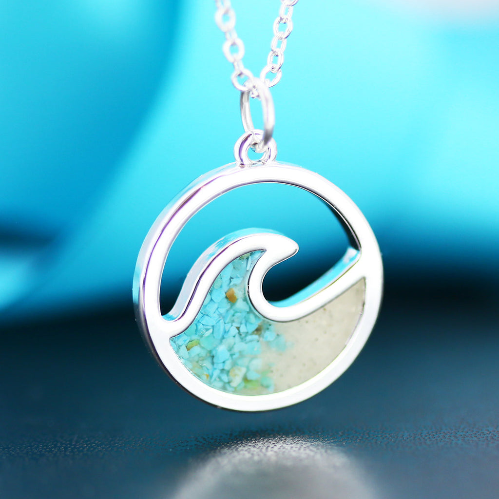 Sand Wave Gradient Necklace by Dune