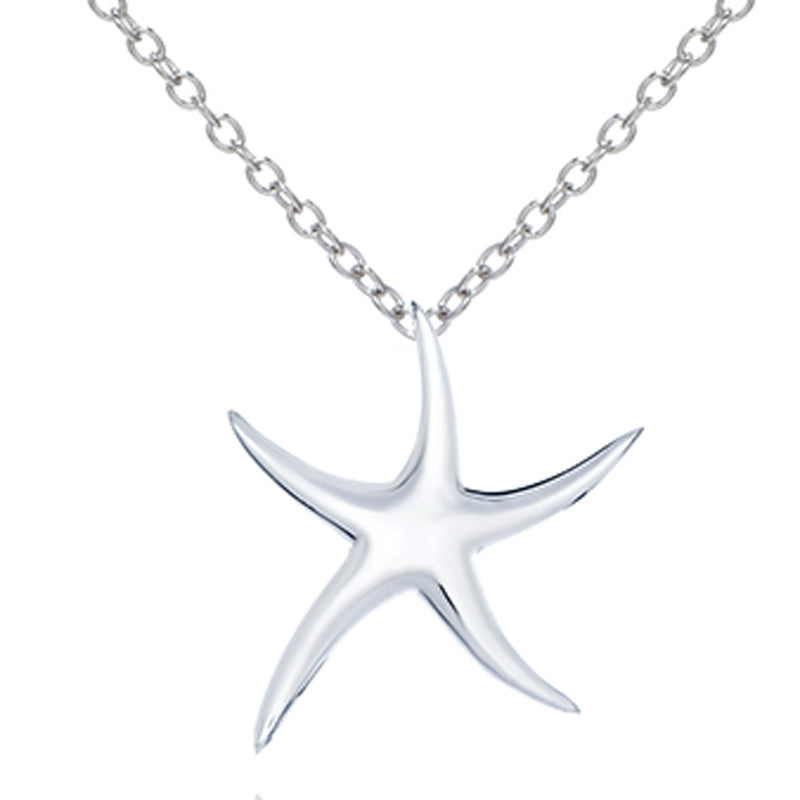 Sterling Silver Starfish Necklace