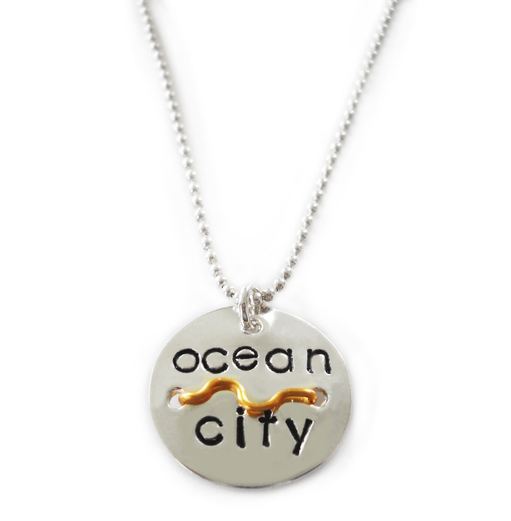 Mini OC Beach Tag Necklace