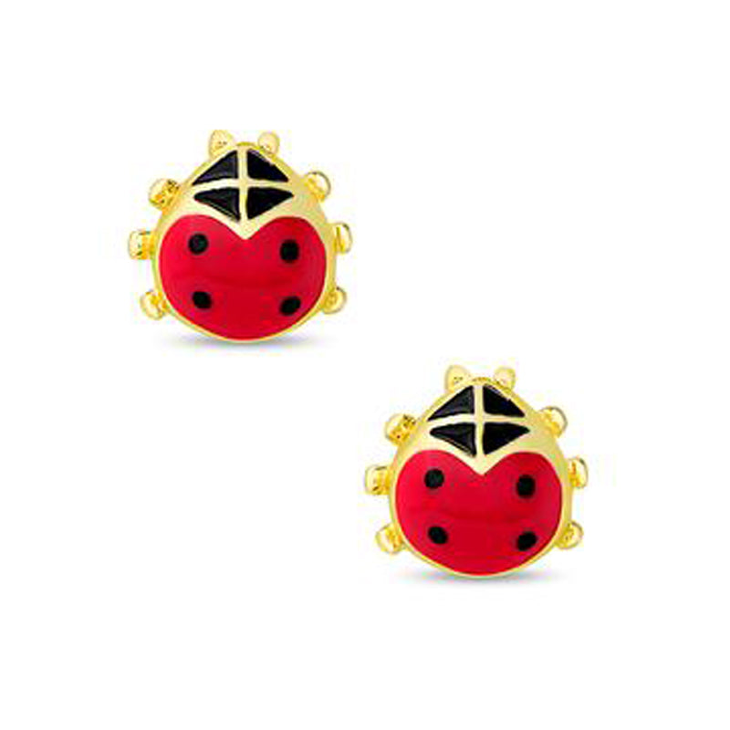 Ladybug Earrings for Children