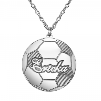 Henry's Personalized Soccer Ball Pendant (21mm)