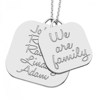 WE ARE FAMILY PERSONALIZED NECKLACE